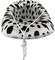 4E’s Novelty Cow Print Cowboy Hat with Bandana for Men & Women - Velvet Feel Black and White Cowgirl Hat for Cow Themed Party Decorations & Cosplay